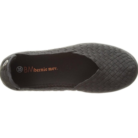 Bernie Mev Womens Catwalk Black Flat Ballet Shoes Ballerina Casual Size 6 - Picture 2 of 4